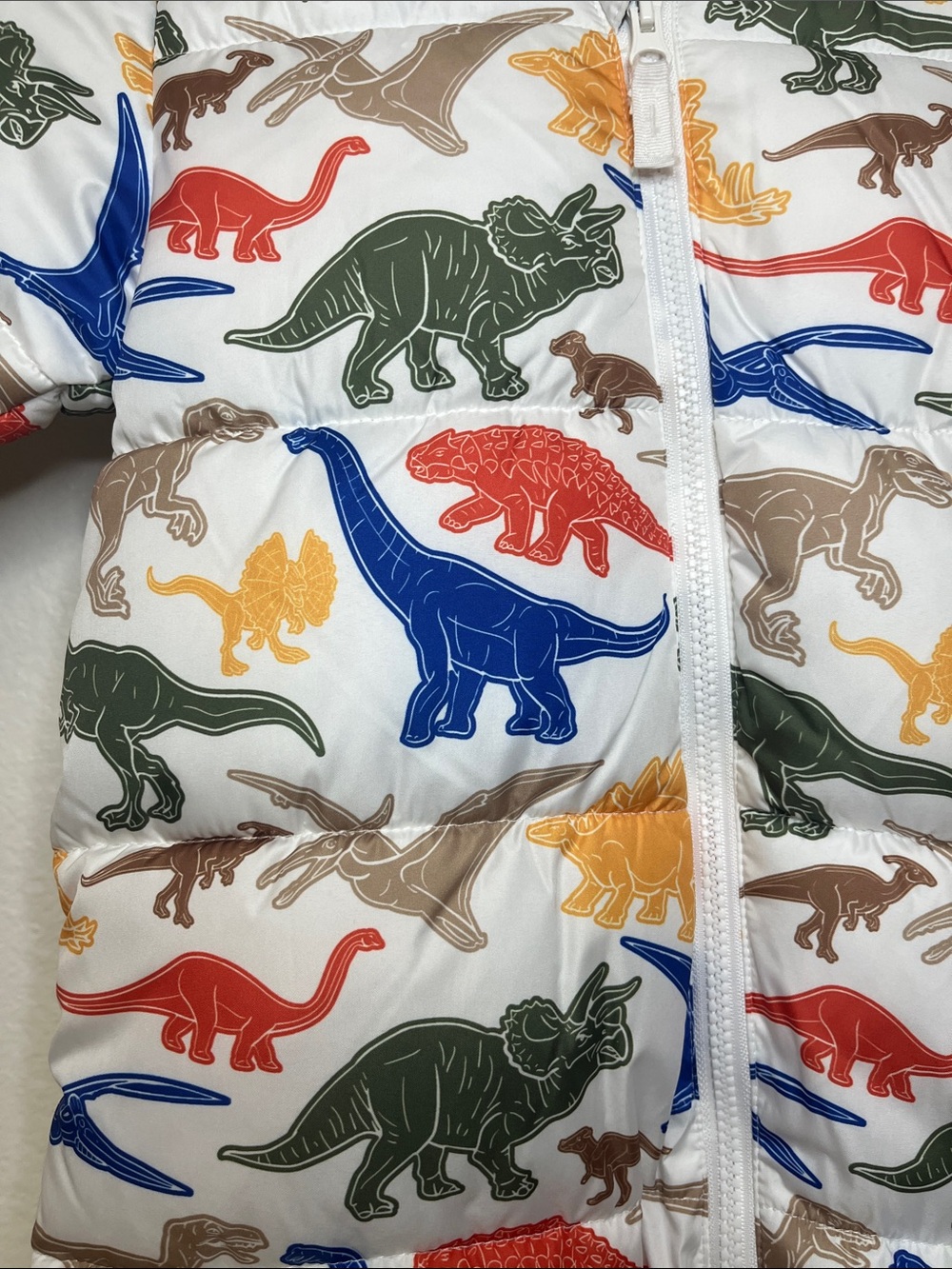 Okie Dokie Baby Boys Long Sleeve Pram Dinosaur print 18month - Picture 3 of 15